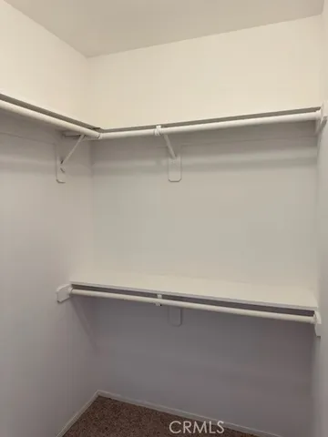 a close up view of racks on the wall