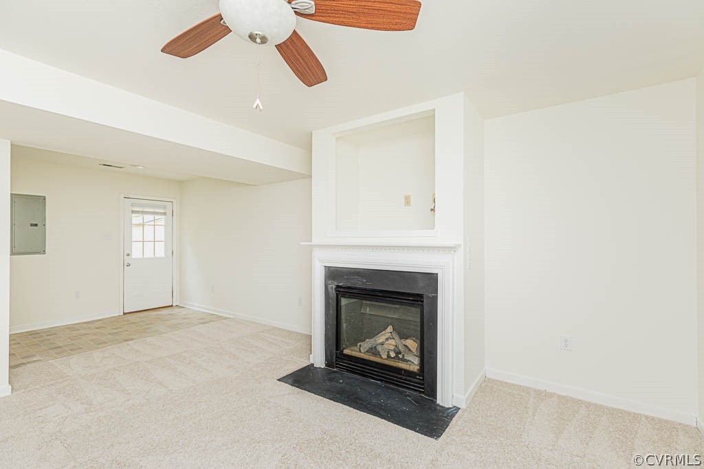 106 Dry Bridge Road Sandston, VA 23150 - Photo 18 of 48 FAMILY ROOM W/ GAS FIREPLACE, CEILING FAN