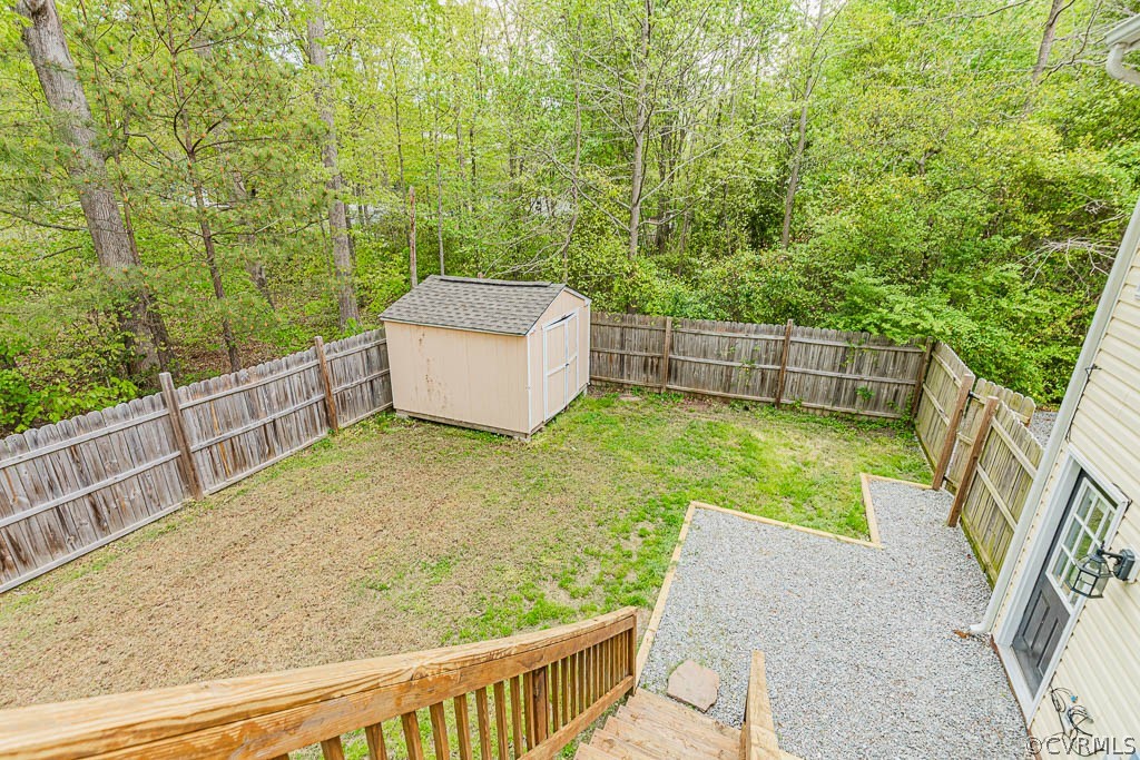 106 Dry Bridge Road Sandston, VA 23150 - Photo 40 of 48 VIEW FROM DECK INTO BACKYARD
