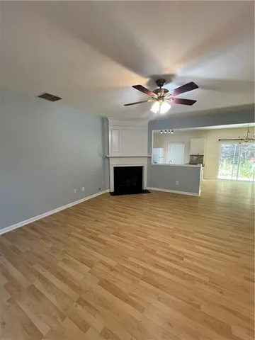 wooden floor in an empty room