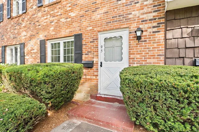 a view of a backyard with a garden