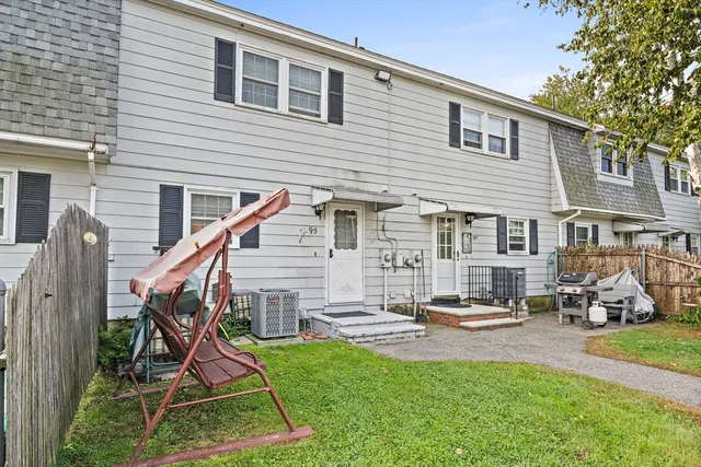 a house view with a garden space