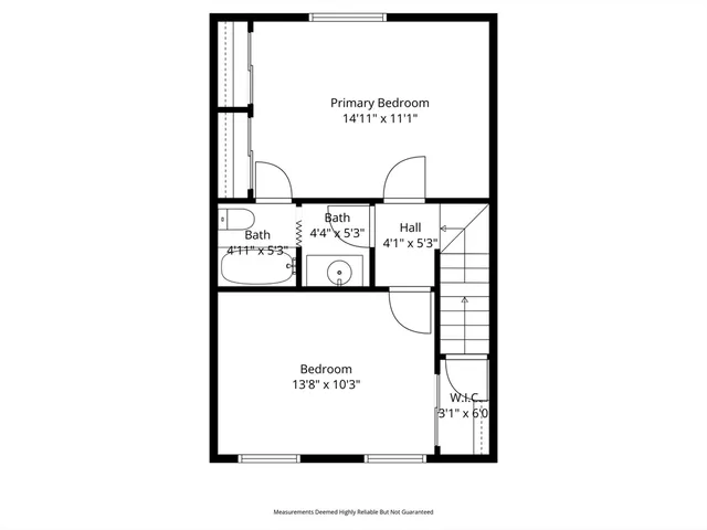 a picture of a bench in front of a door