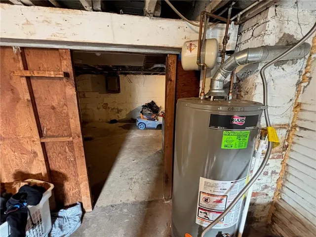 a room with storage and utility