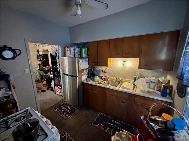 a room with furniture and a window