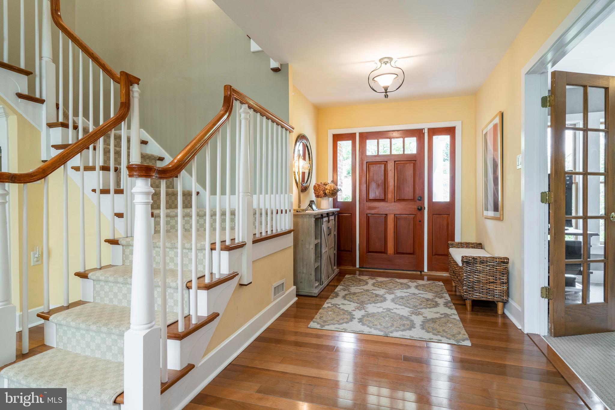 65 Crestline Road Wayne, PA 19087 - Photo 10 of 52 Foyer and french doors to 1st floor office