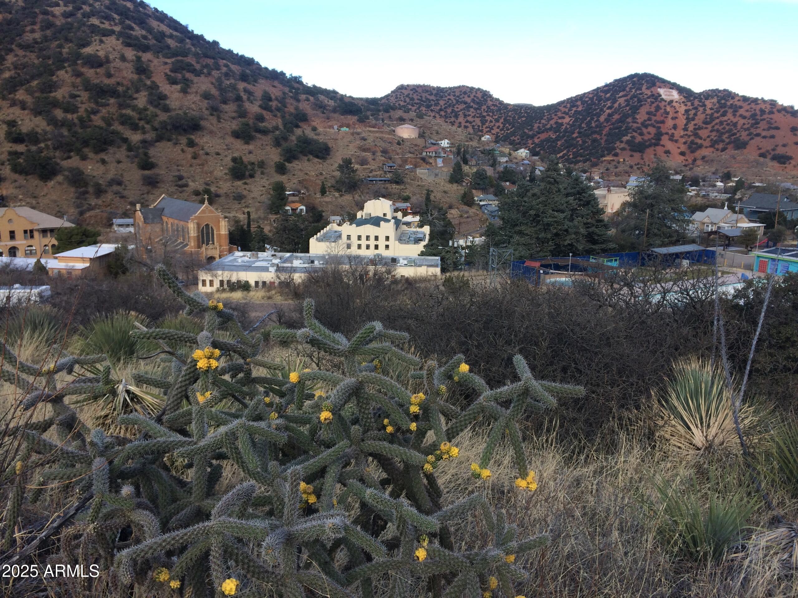 127 High Road, Unit 42 Bisbee, AZ 85603 - Photo 29 of 38 a view of a town with mountains in the background