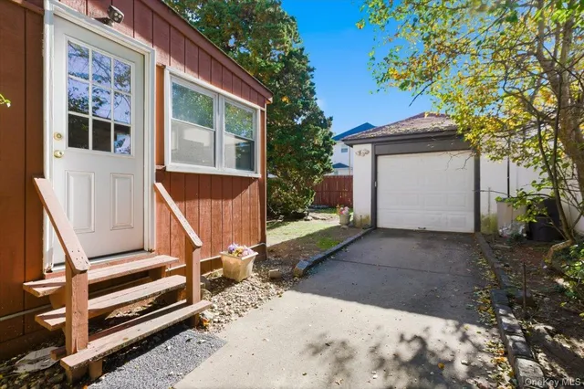 a view of outdoor space and deck