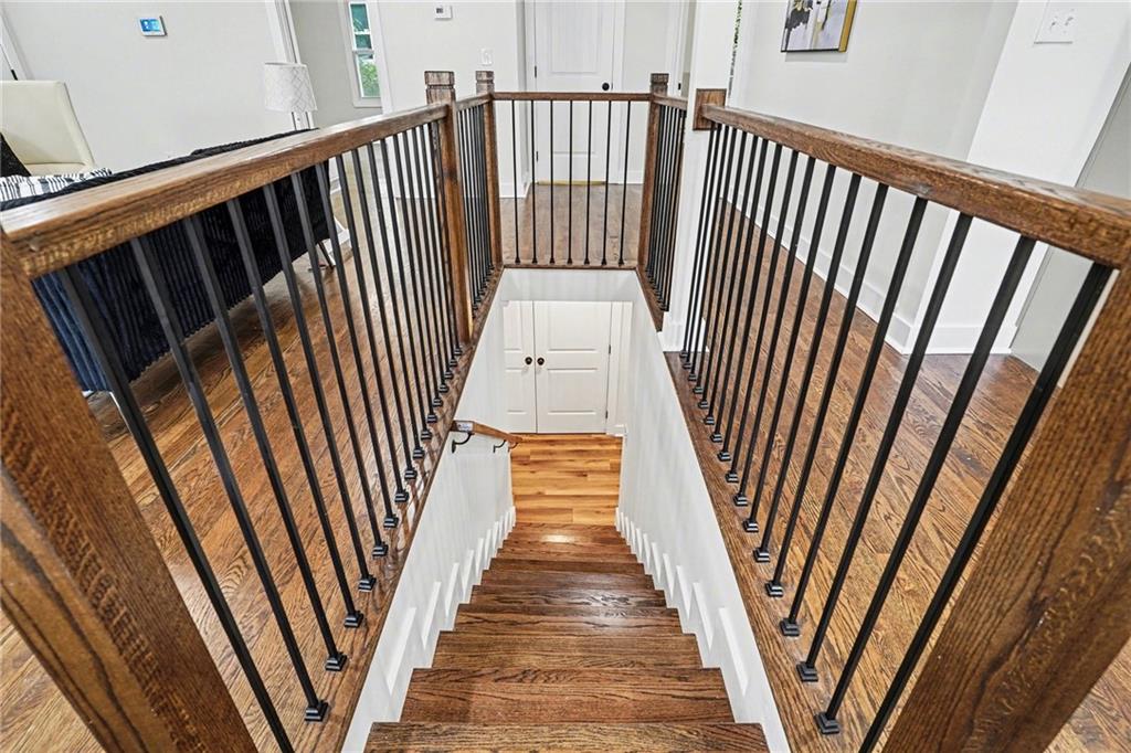 1275 Westridge Road Southwest Atlanta, GA 30311 - Photo 12 of 34 a view of balcony with wooden floor