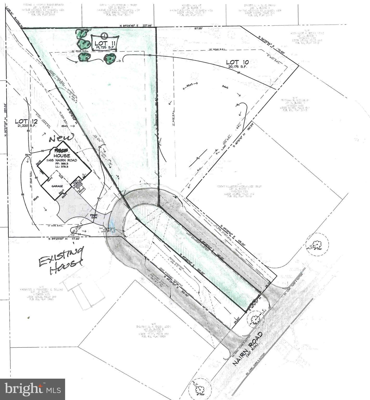 Lot 11 is vacant and ready to build.