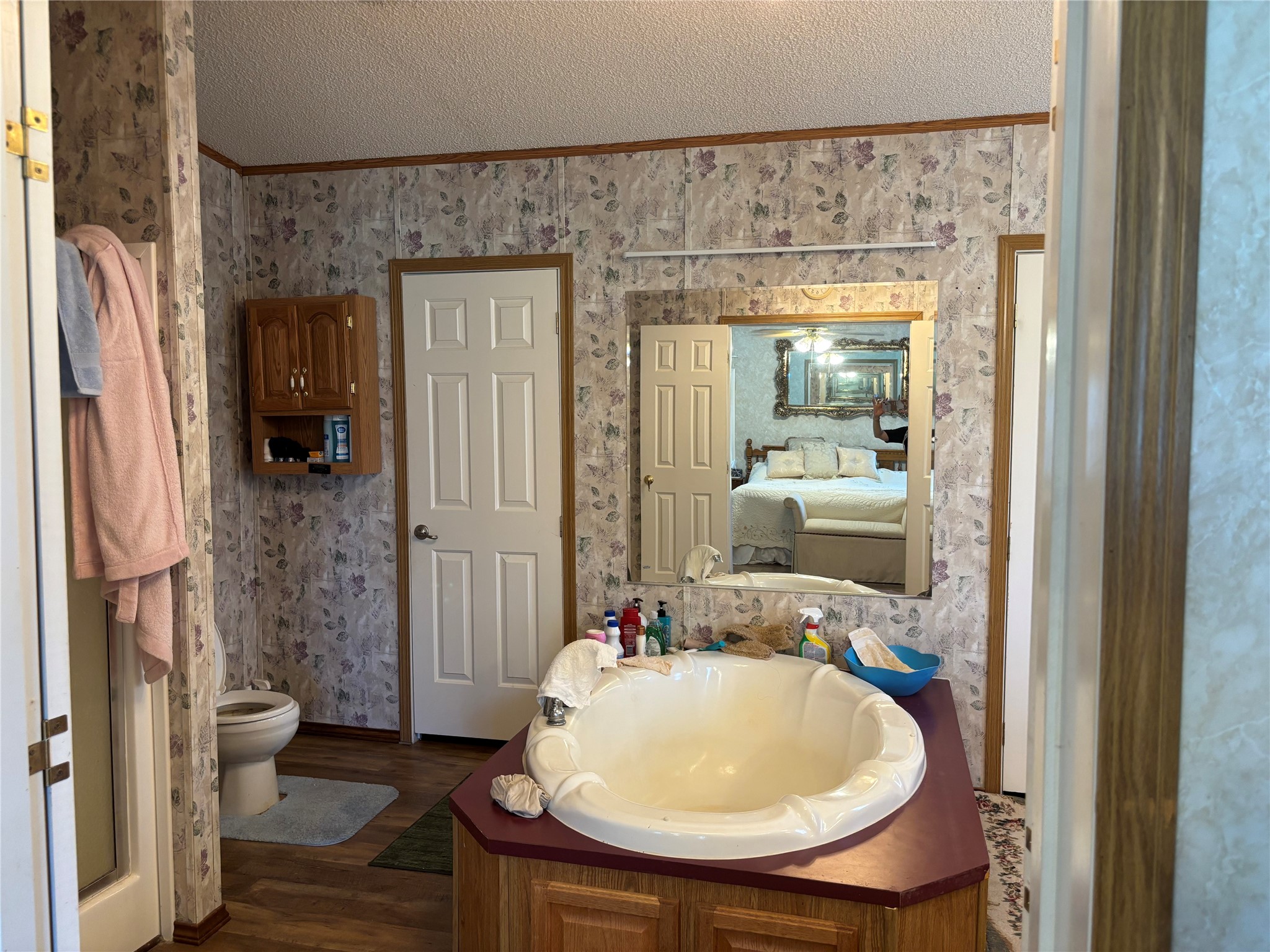 35599 State Highway South Buna, TX 77612 - Photo 30 of 40 a bathroom with a sink a toilet and shower