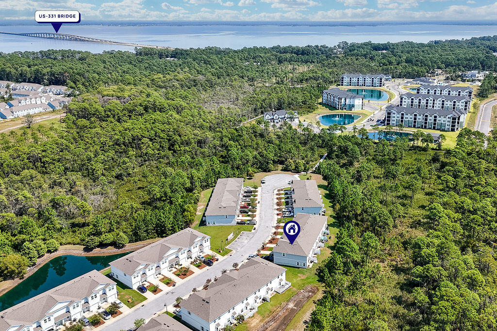 146 Crossing Lane, Unit F Santa Rosa Beach, FL 32459 - Photo 46 of 50 146CrossingLnDrone-9