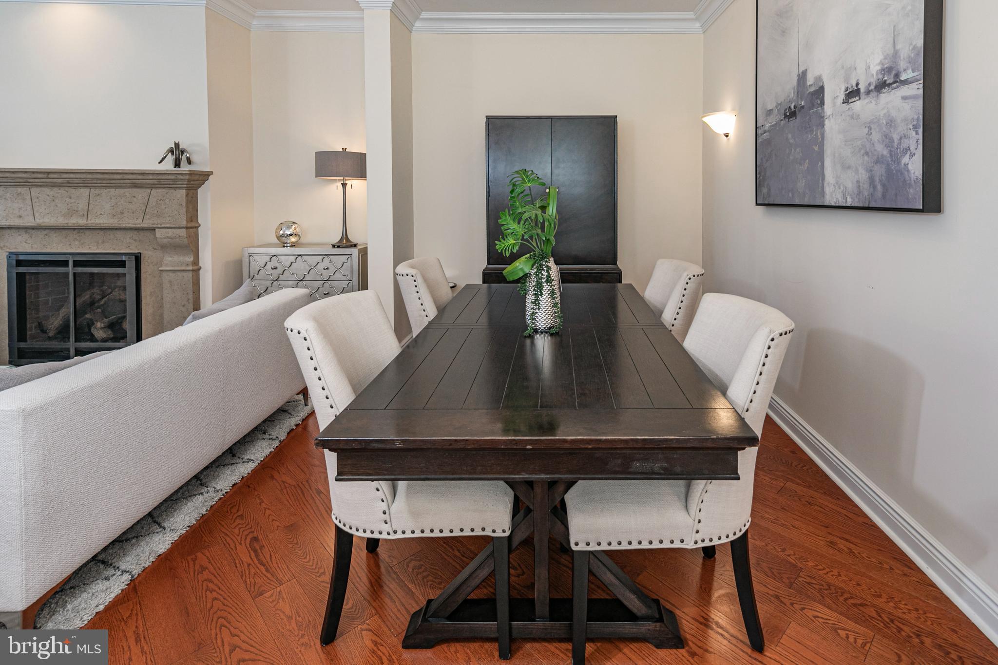 20 Paul Robeson Place Princeton, NJ 08542 - Photo 9 of 32 a view of a dining room with furniture and wooden floor