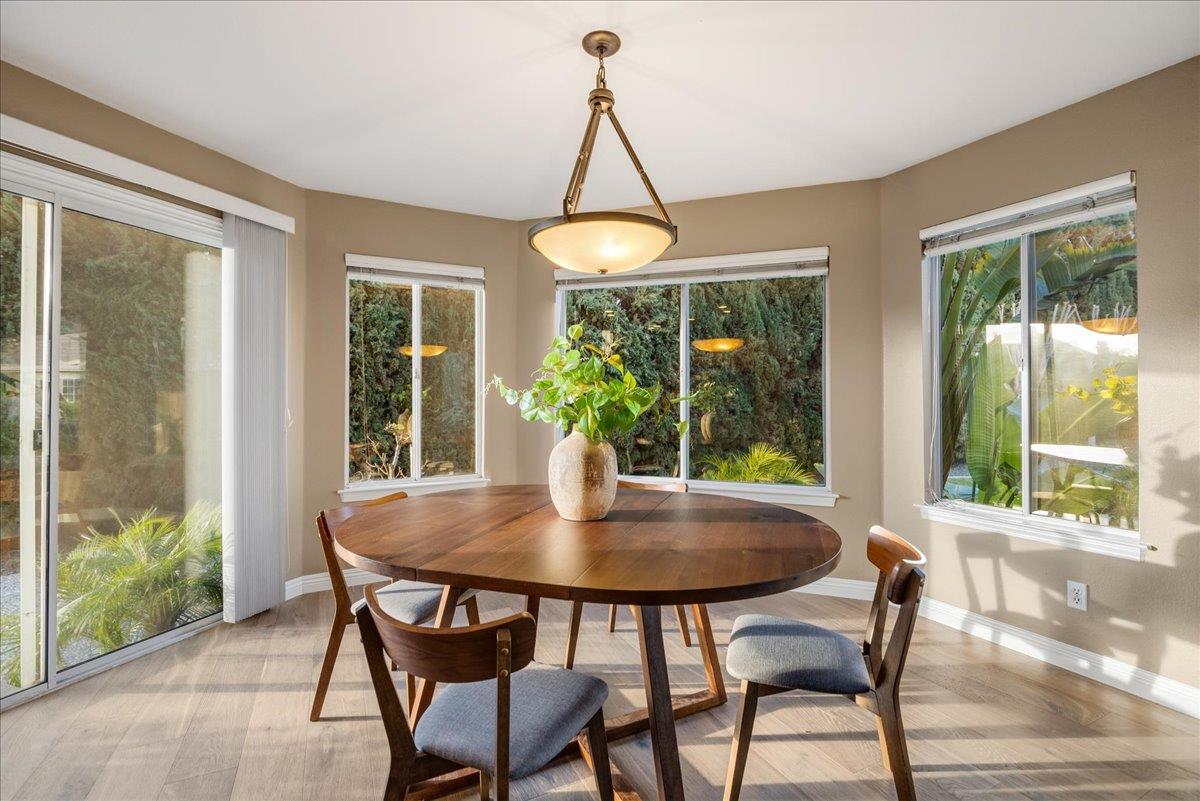 17446 Serene Drive Morgan Hill, CA 95037 - Photo 23 of 82 a view of a dining room with furniture window and outside view