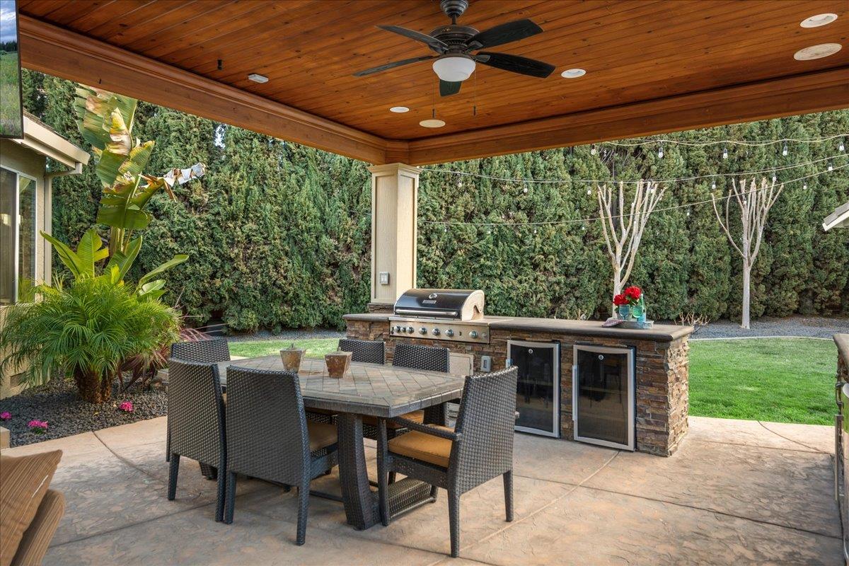 17446 Serene Drive Morgan Hill, CA 95037 - Photo 58 of 82 a view of a patio with a table chairs and backyard