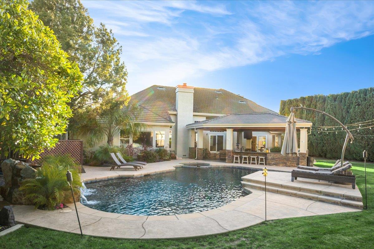 17446 Serene Drive Morgan Hill, CA 95037 - Photo 74 of 82 a front view of a house with garden