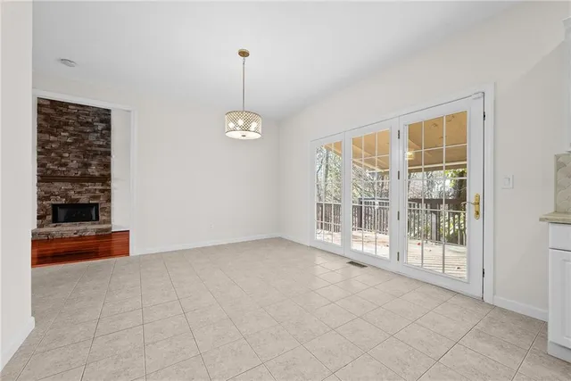 a view of an empty room with window