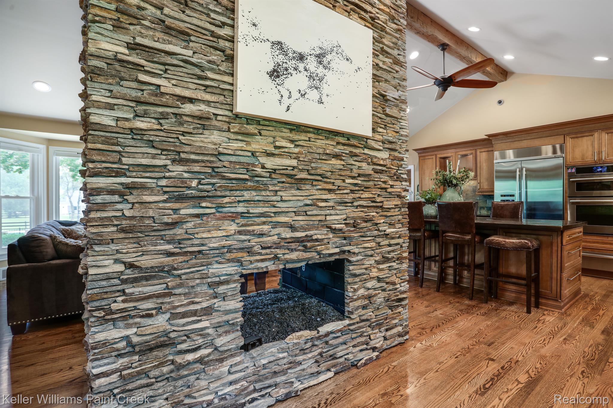 4165 Sheldon Road Rochester, MI 48306 - Photo 21 of 74 Two sided gas fireplace