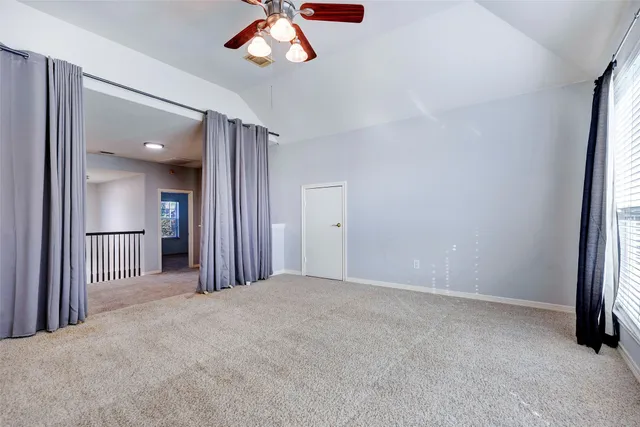 a view of a livingroom with a staircase
