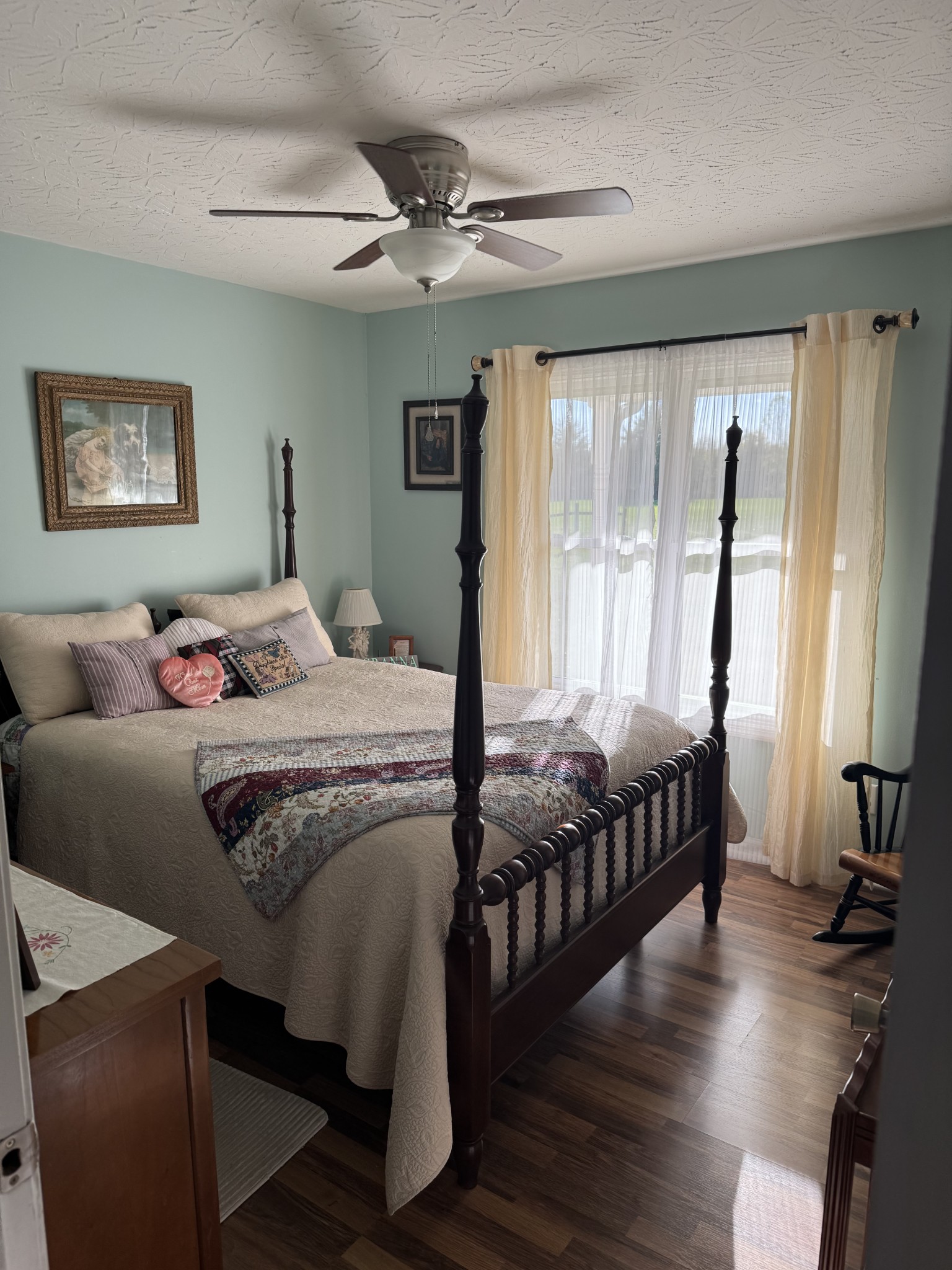 11144 Franklin Road Franklin, KY 42134 - Photo 31 of 47 a bedroom with a bed a mirror and a large window