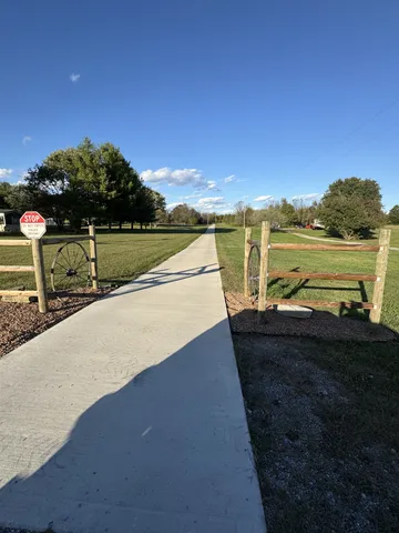 a view of a lake with a outdoor space