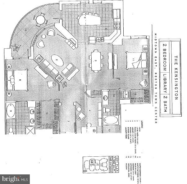 11990 Market Street, Unit 1401 Reston, VA 20190 - Photo 69 of 69 Floor Plan