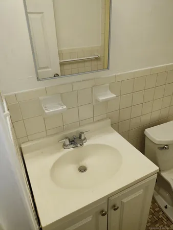 a bathroom with a sink and a toilet