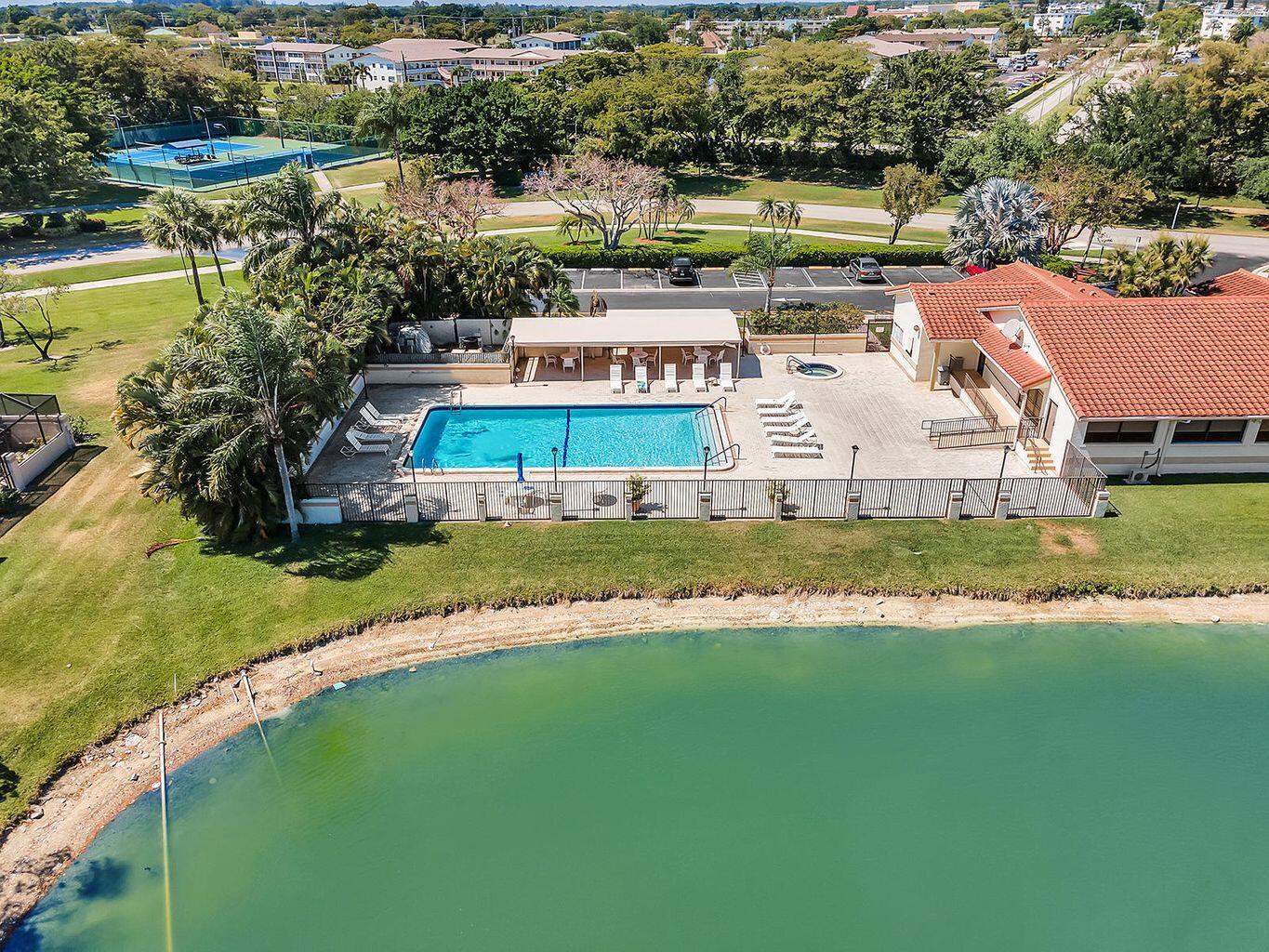 19975 Dean Drive Boca Raton, FL 33434 - Photo 44 of 44 view to the pool and the tennis courts