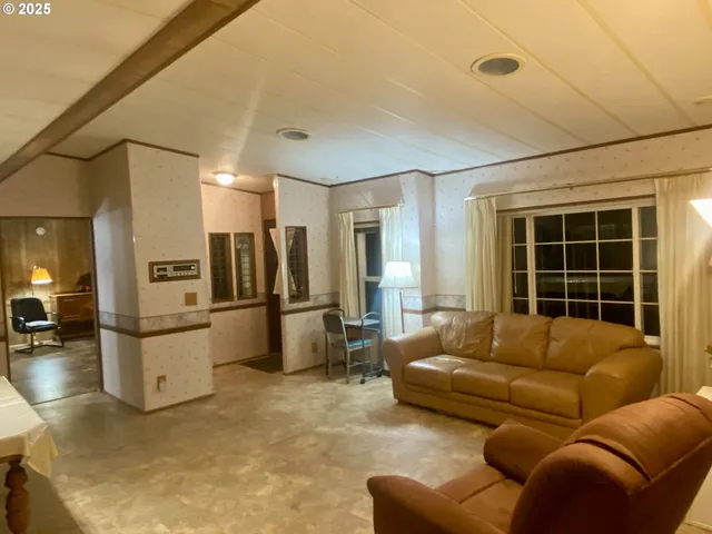 a room with furniture and window