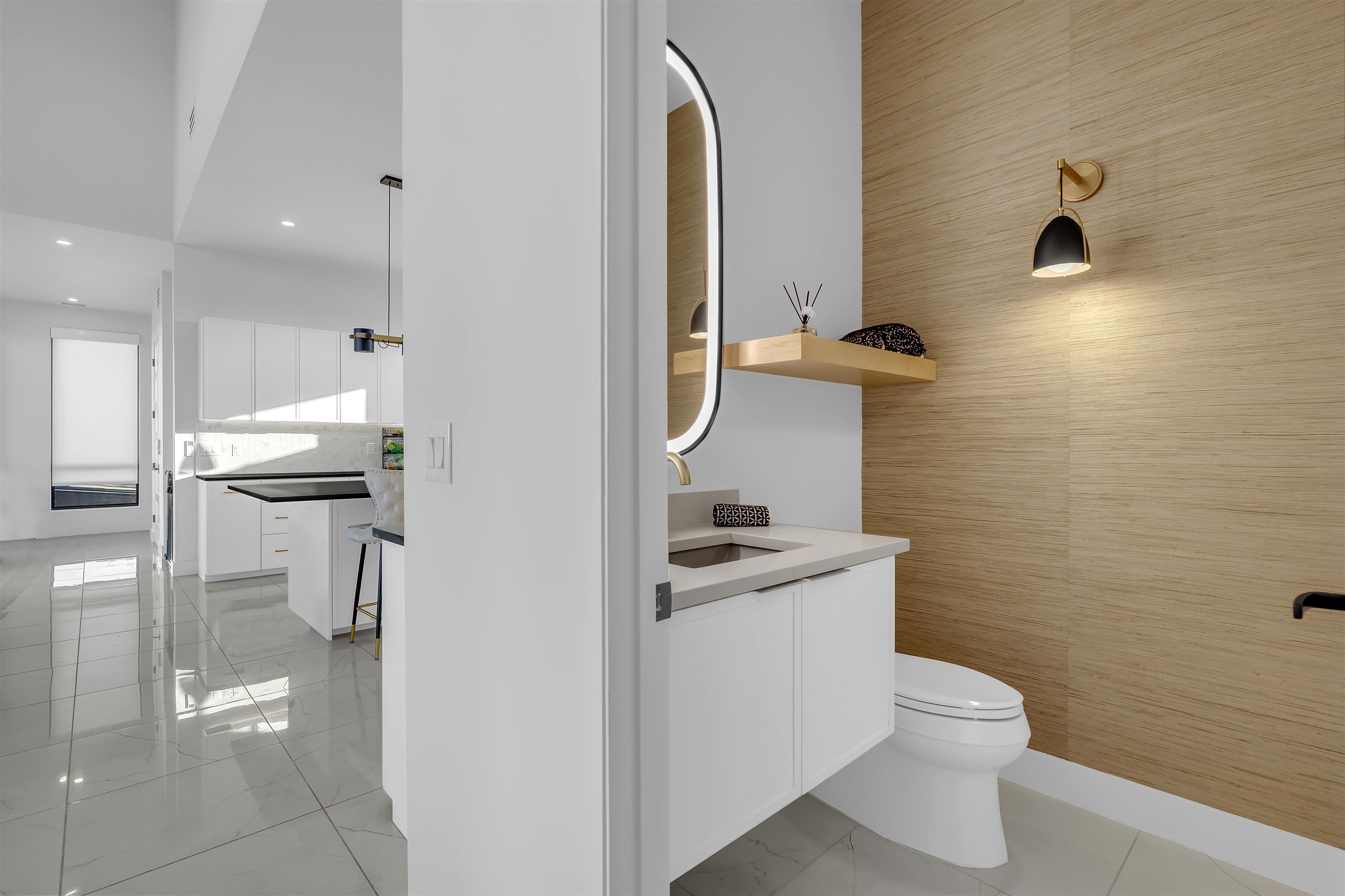 207 Kites Court Horseshoe Bay, TX 78657 - Photo 14 of 30 a bathroom with a toilet sink and shower