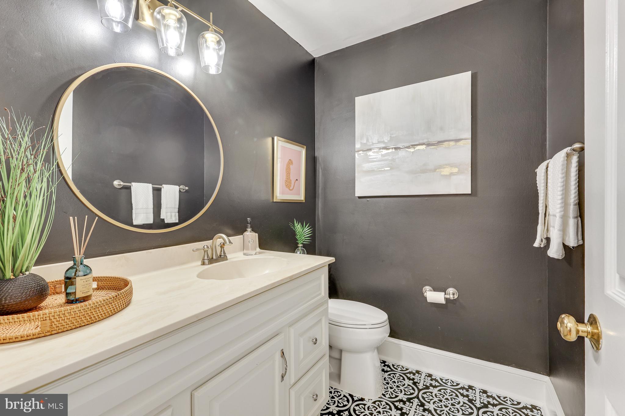 6804 Baron Road McLean, VA 22101 - Photo 30 of 66 Main level Powder Room Updated 2022