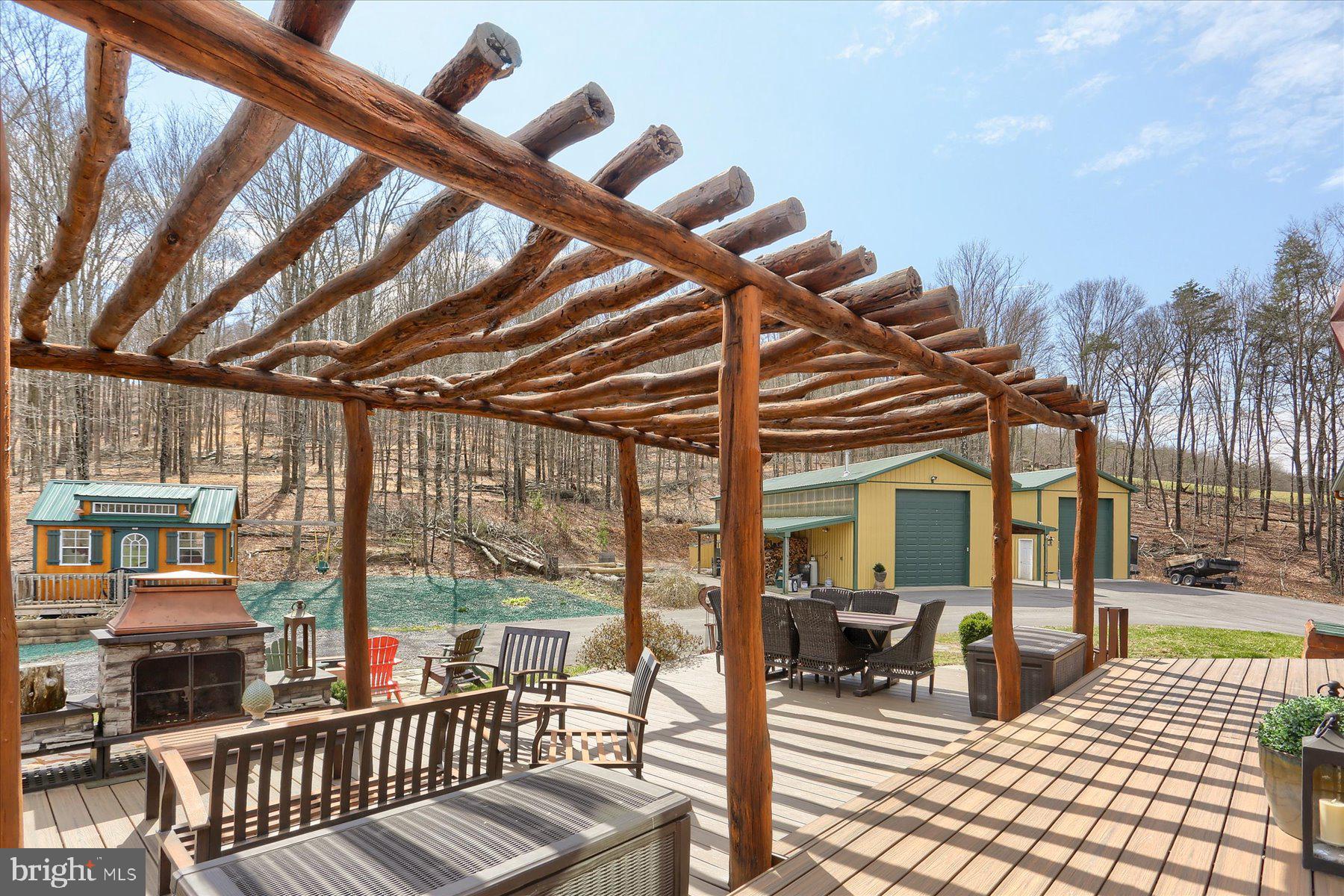 1560 Rhine Hollow Road East Waterford, PA 17021 - Photo 62 of 113 Pergola Area View 2