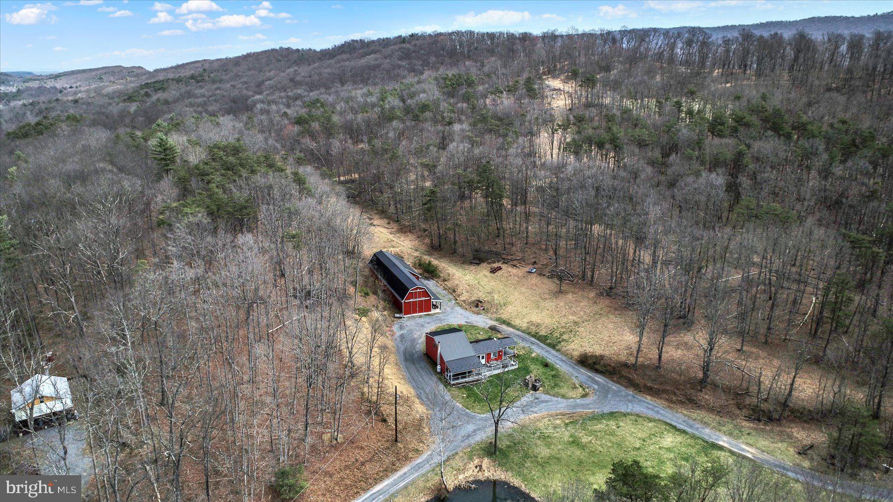 1560 Rhine Hollow Road East Waterford, PA 17021 - Photo 99 of 113 Serene retreat in wooded landscape.