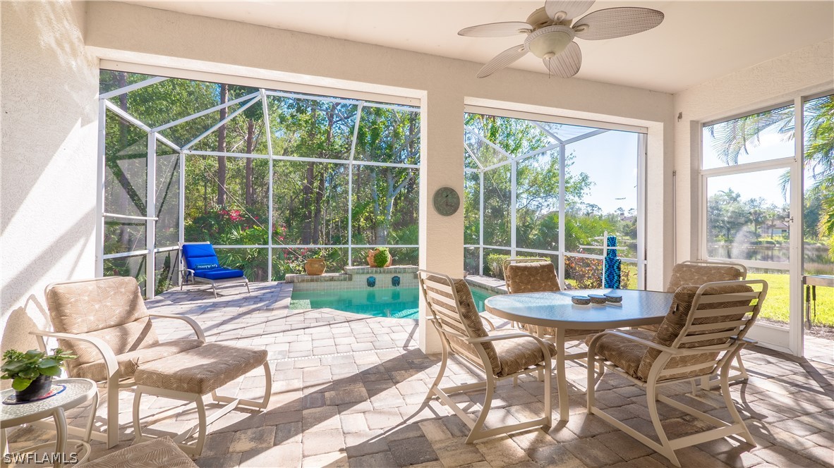 8734 Brittania Drive Fort Myers, FL 33912 - Photo 23 of 34 a view of a dining room with furniture window and outside view