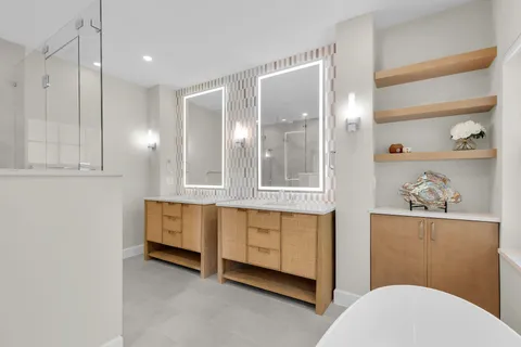 a view of a house with pool and a patio