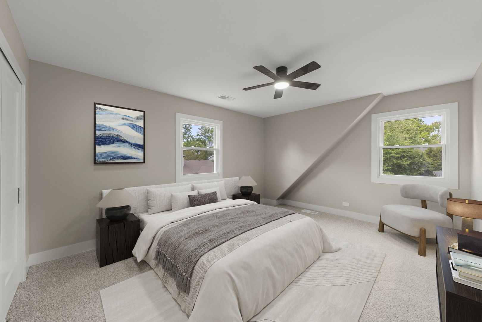 625 Edward Road Naperville, IL 60540 - Photo 32 of 47 a bedroom with a bed and a window