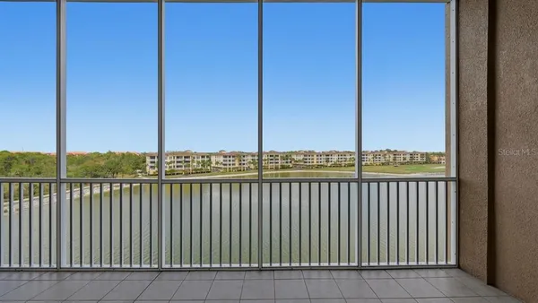 a view of a balcony