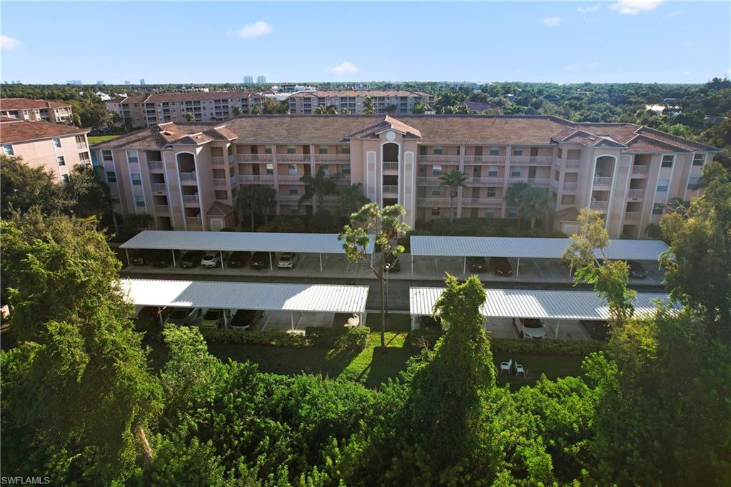 a view of a city with tall buildings