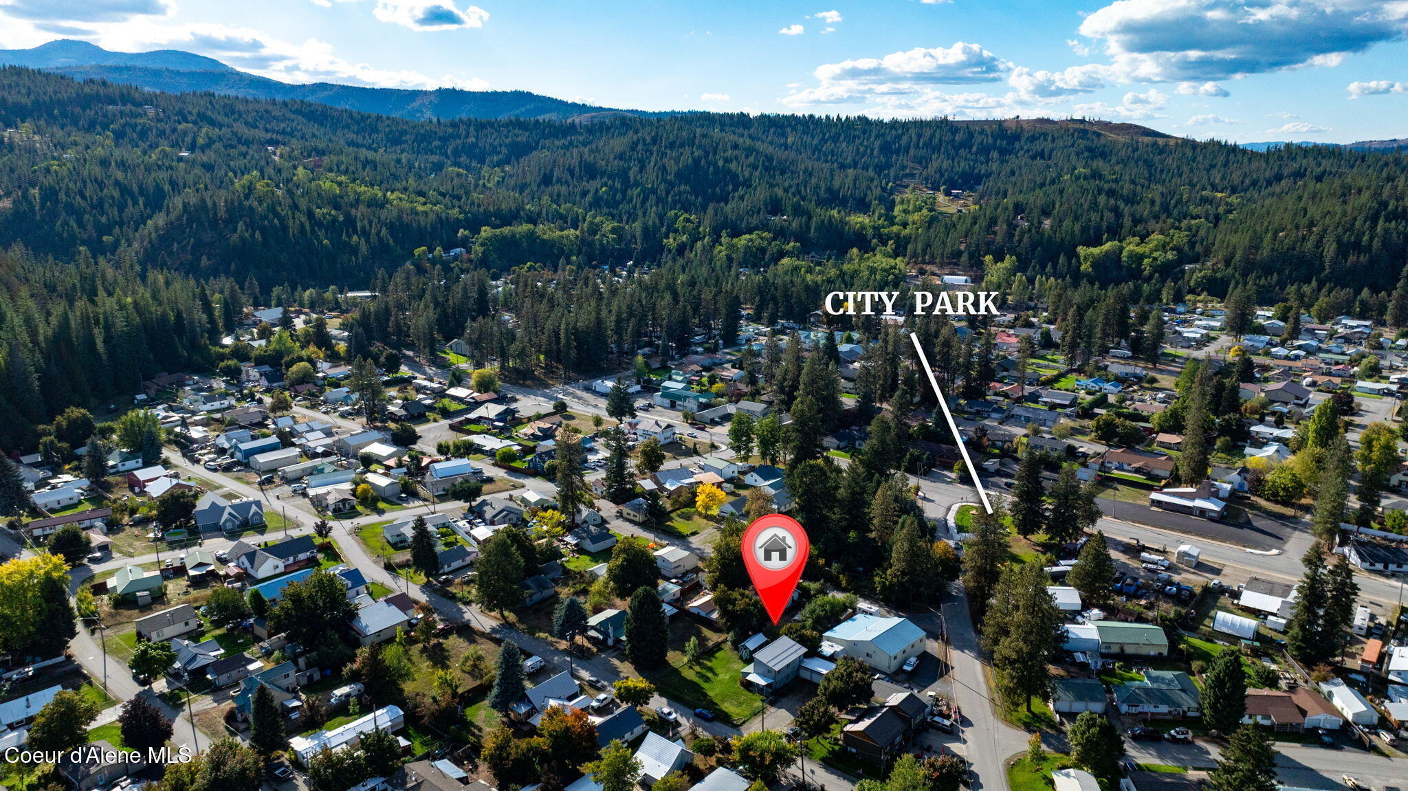 508 B Street Pinehurst, ID 83850 - Photo 33 of 46 8-web-or-mls-DJI_0237 marked