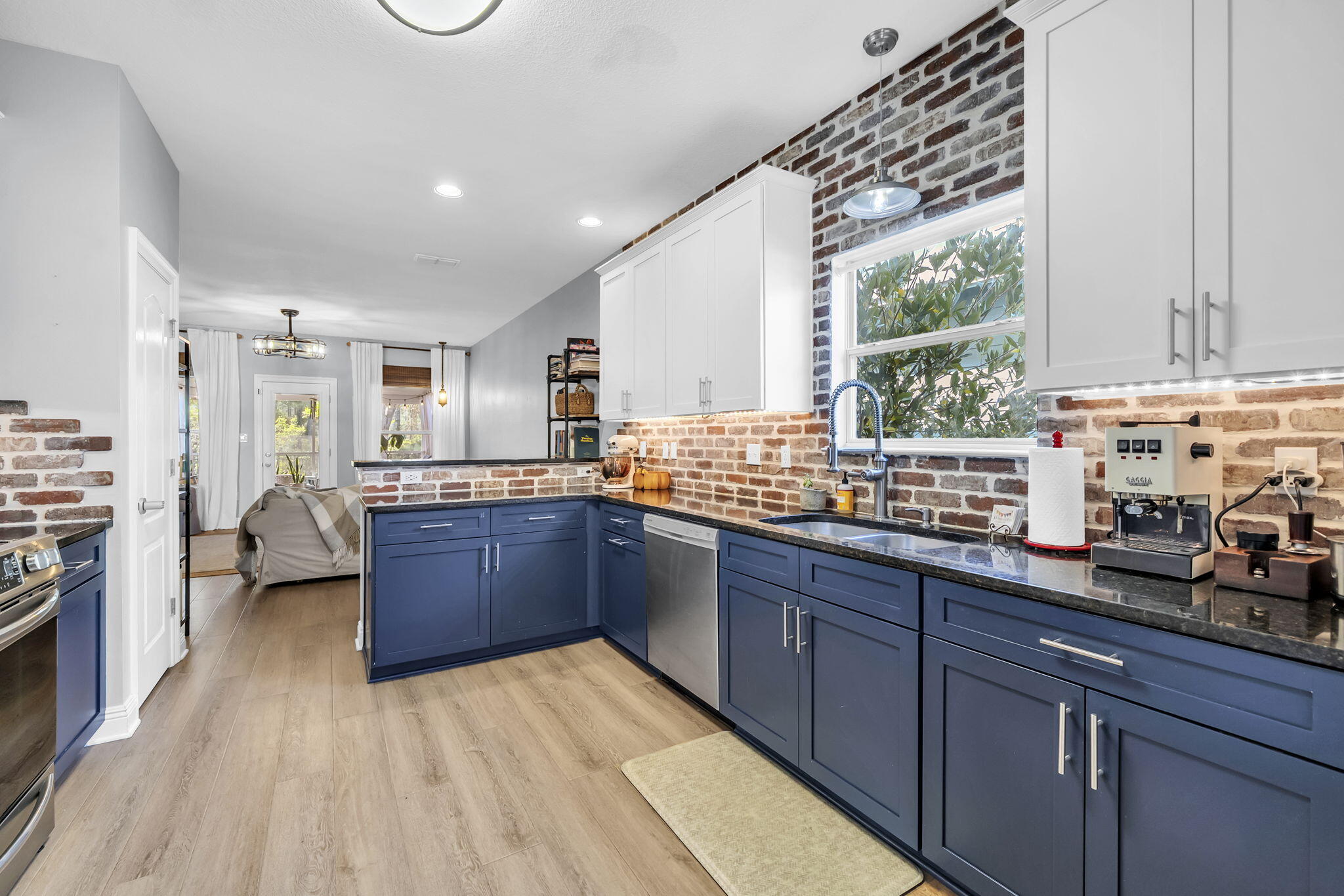 98 Bald Eagle Drive Santa Rosa Beach, FL 32459 - Photo 13 of 48 a large kitchen with a large window and counter space