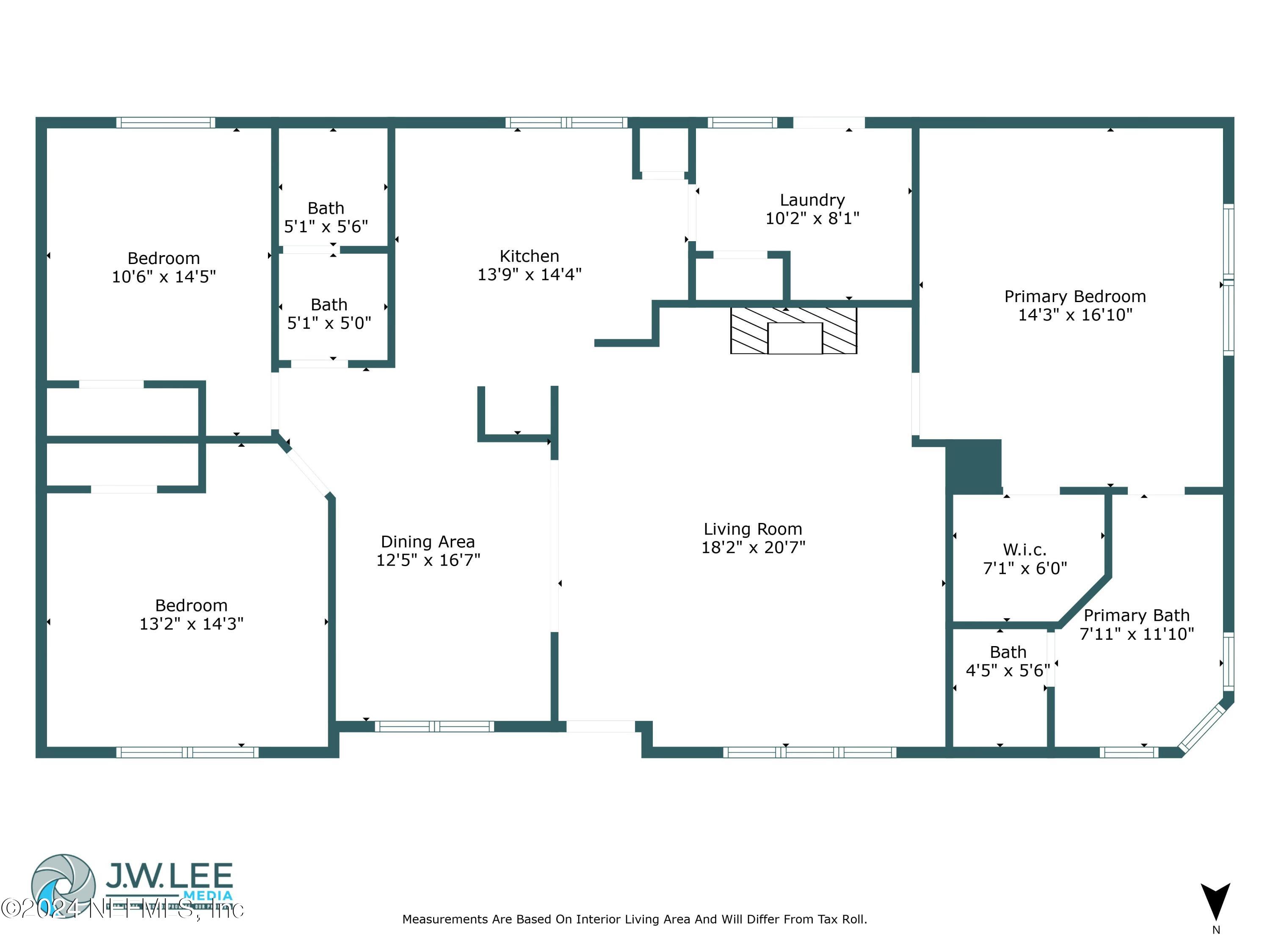 135 East Satsuma Road Palatka, FL 32177 - Photo 31 of 32 Floor plan