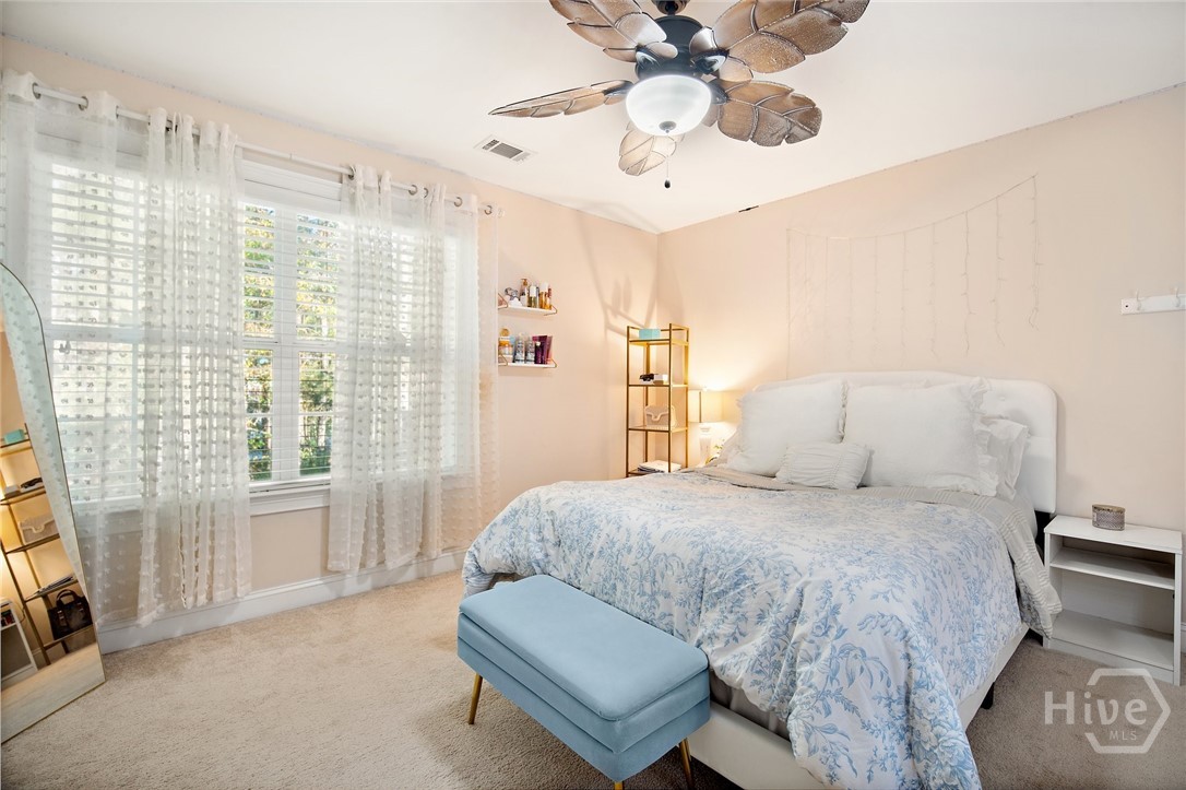 106 Danbury Court Pooler, GA 31322 - Photo 24 of 46 Upstairs bedroom 3 overlooking the wooded backyard