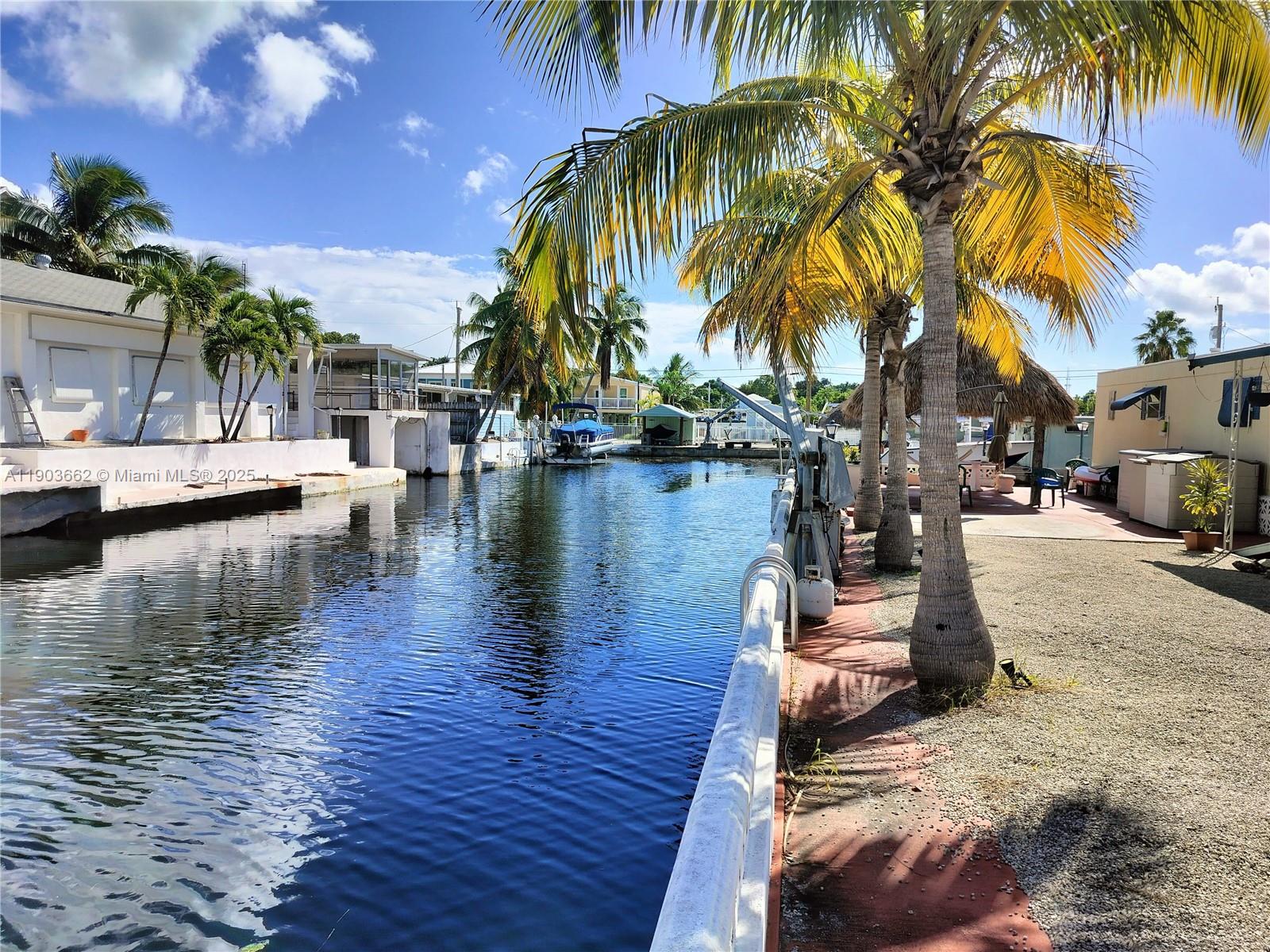 206 West 2nd Court Key Largo, FL 33037 - Photo 9 of 53 a view of a lake with palm trees
