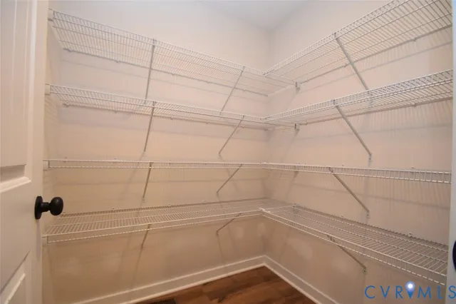 a view of a closet