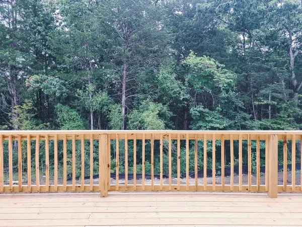 a view of a balcony