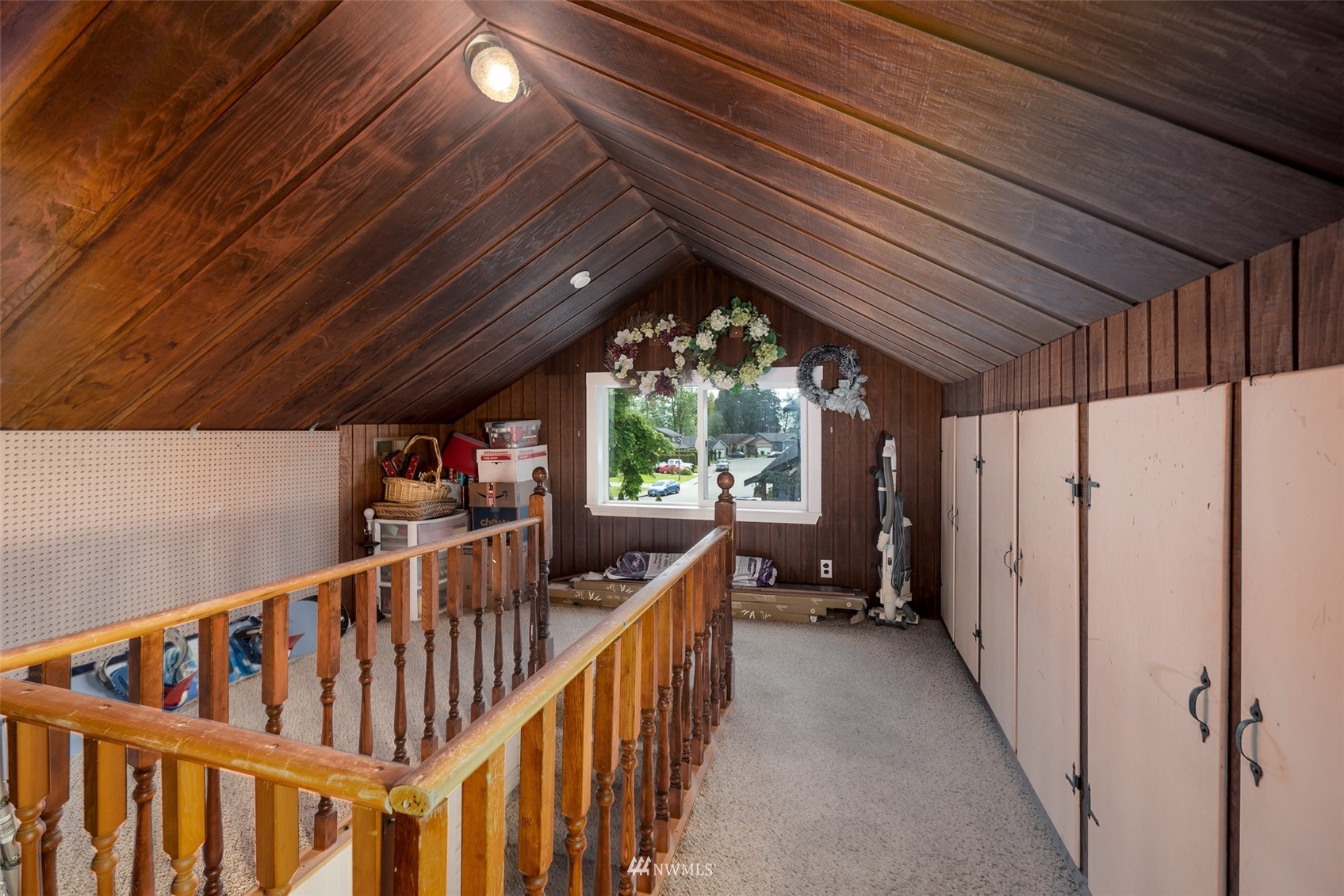 6093 Captain's Way Ferndale, WA 98248 - Photo 18 of 32 a view of staircase with wooden floor and stairs