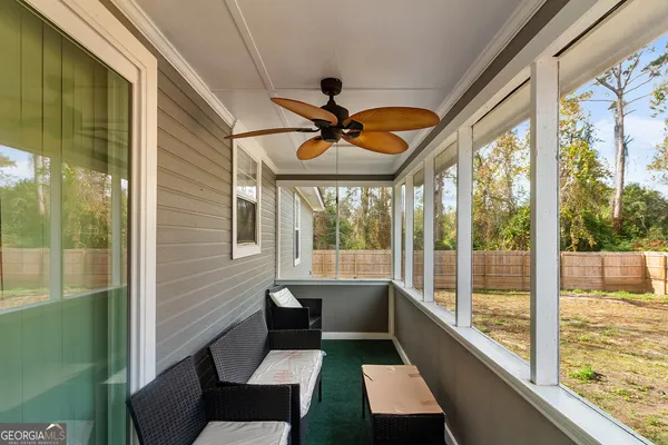 a very nice looking room with a large window