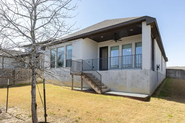 a view of outdoor space and swimming pool