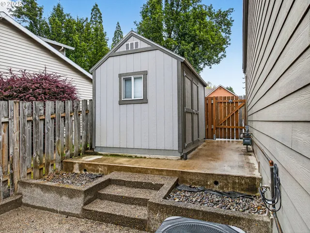 a view of outdoor space and deck