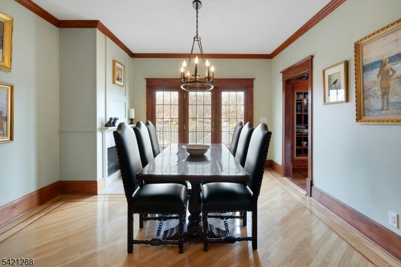 17 Briarcliff Road Mountain Lakes, NJ 07046 - Photo 16 of 50 a view of a dining room with furniture window and wooden floor